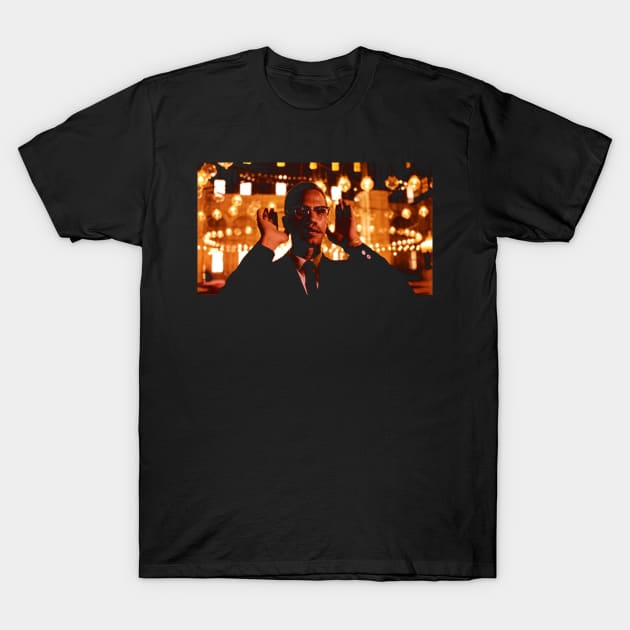 Malcolm X Praying T-Shirt by Hason3Clothing